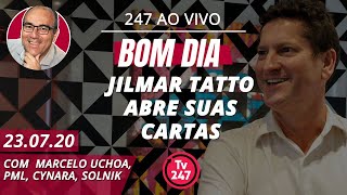 Bom dia 247 Jilmar Tatto abre suas cartas [upl. by Nnaeilsel]