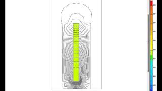 Skin Effect in Squirrel Cage Rotor Bars  QuickField simulation [upl. by Gustaf]