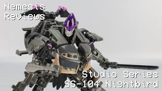 Nemesis Reviews Transformers Studio Series SS104 Nightbird [upl. by Goldshell507]