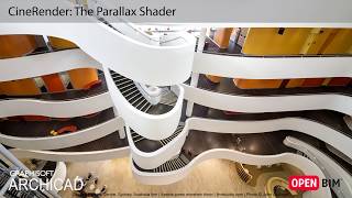 ARCHICAD 21  CineRender The Parallax Shader [upl. by Engleman]