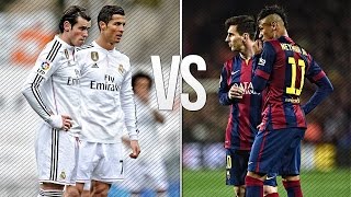 Lionel Messi amp Neymar vs Ronaldo amp Bale 2015 ● Skills amp Goals Battle  HD [upl. by Laszlo361]