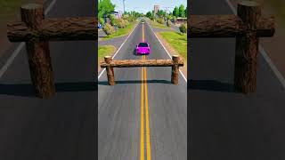 Feeling nervous and scared for cars because of the wooden barrier on the road automobile carsafety [upl. by Iahc]