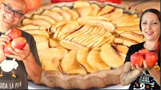 CROSTATA DI MELE con GRANO SARACENO ricetta crostata di mele facile [upl. by Efinnej]