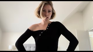 ASMR TryOn Haul From My Day With A Stylist With Voice Over [upl. by Bushore]