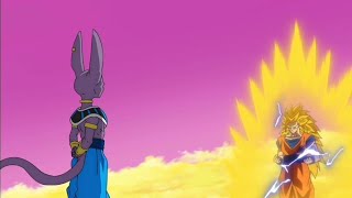 Goku vs Beerus l Goku meets Beerus for the first time  Part 1 [upl. by Fechter]