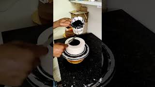 Bde bhaiya ke liye chocolate cake  Chocolate cake garnish youtube trending viralreels shorts [upl. by Iahcedrom]