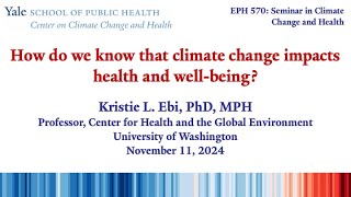 quotHow do we know that climate change impacts health and wellbeingquot [upl. by Giustino]