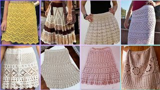 Very Attractive amp Trendy Crochet Long Skirts Designs Ideas 2024 [upl. by Rheingold919]