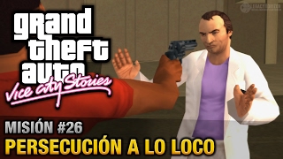 GTA Vice City Stories  Misión 26  Persecución a lo loco EspañolSin Comentario  PCSX2 [upl. by Neerehs]