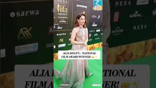 Alia Bhatt A Moment to Celebrate 🌟 BestActress AwardCeremony [upl. by Yelknirb]