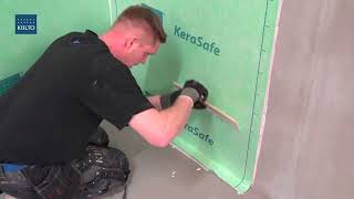 Kiilto KeraSafe  Fast and easy waterproofing system [upl. by Shakespeare193]