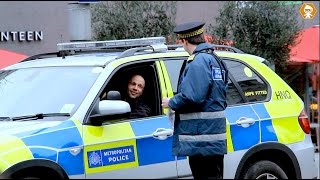 Police Vehicle vs Traffic Warden Social Experiment [upl. by Almond]