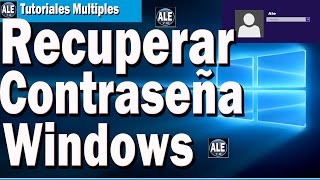 Como Recuperar Contraseña De Windows 81 8 10  Recuperar Clave De Windows Sin Programas [upl. by Hannahsohs723]