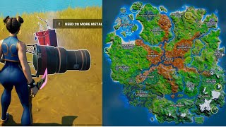 How to Repair Damaged Telescopes Fortnite All Locations [upl. by Yelekalb18]