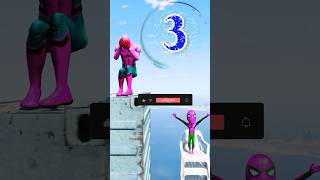 GTA 5 PINK SPIDERMAN VS PINK HULK KID SAVE FROM PIT 🥹😢shorts gta5 [upl. by Ratcliffe]