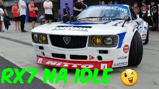 Mad Mike RX7 Idle sound😍 listen to madbul with headphones 👇 [upl. by Atteuqcaj]