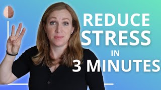 3Minute Stress Management Reduce Stress With This Short Activity [upl. by Colvert]