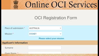 🇮🇳 How to Apply for OCI Card Australia Step by Step ocicard ocicardinaustralia 🇮🇳 [upl. by Irmo]