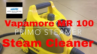 Vapamore MR100 Multi Purpose Canister Steam Cleaner 1500w heating element providing 1hr  Steam [upl. by Animehliw]