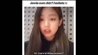 Jennie didnt even hesitate 💀 😂blackpink blinks 100k views viralyoutubeshorts jenchulichaeng [upl. by Ainnos]