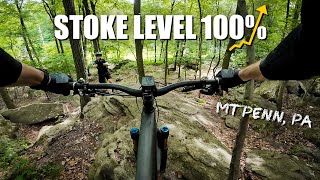 This mountain is amazing Stoke level was through the roof – MTB Mt Penn FTR Series [upl. by Esnofla]