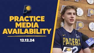 Indiana Pacers Media Availability  December 12 2024 [upl. by Atwood738]