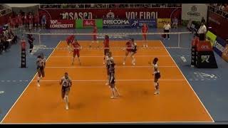 Callie Schwarzenbach and Brionne Butler  Osasco vs Minas Volleyball Highlights [upl. by Ednihek398]