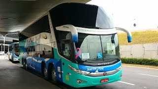 Conheça o interior do Ônibus de 2 andares Marlim Azul [upl. by Berns6]