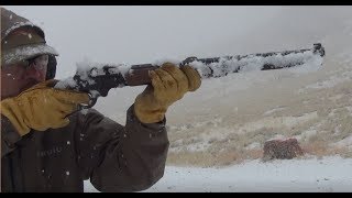 Marlin 1895CBA 4570 Cowboy quotGuidequot Gun Mfg 2017 Range Snow Desert Shooting [upl. by Trisha133]