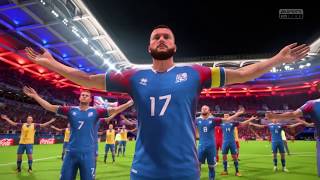 FIFA 18 World Cup  ICELAND CELEBRATION  TFC Stadiums [upl. by Gnni]