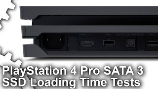 PS4 Pro vs PS4 SSD Loading Times Does SATA 3 Make A Difference [upl. by Bonita]