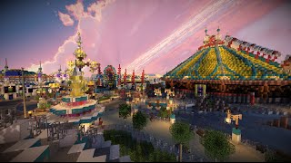 Minecraft Disneyland Paris recréation  Space Mountain  Mission 2 [upl. by Lissi981]