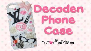 ♡ How to Decoden a Phone Case for Beginners ♡ [upl. by Nodnerb]