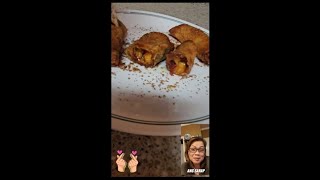 Peach Dessert Egg Rolls [upl. by Brodie]