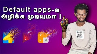 How to Uninstall or Delete Default apps on android in Tamil  Without Root  Tech Picture [upl. by Hazel]