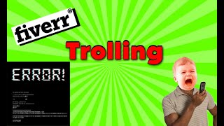 Trolling The Most Dirtiest Online Fiverr Sellers Ever [upl. by Ynafets]