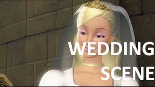 Barbie in the 12 dancing princesses  Wedding Scene with subs [upl. by Ahsyekal]