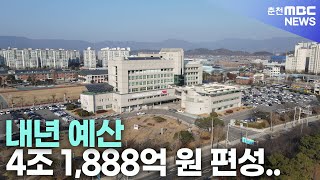 내년 예산 4조 1888억 원 편성 교부금 5216억 줄어 [upl. by China]