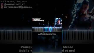 Stromae Pomme  Ma Meilleure Ennemie  Arcane Season 2  piano karaoke instrumental cover [upl. by Natye297]