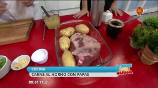 Carne al horno con papas [upl. by Lirva304]