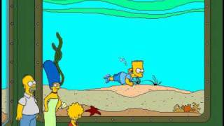 The Simpsons Cartoon Studio  Barts Swim [upl. by Hindu]