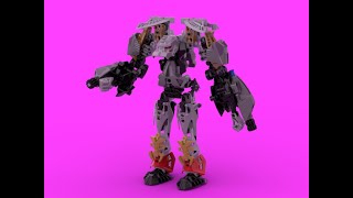 Lego Bionicle Moc Instructions Dark Hunter Krackel [upl. by Siwel]