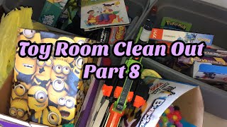 A Hoarders Heart Toy Room Clean Out Part 8 DeClutter amp Organization Playroom Makeover [upl. by Cirre521]