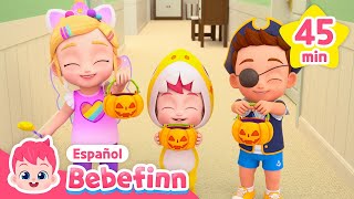 🎃¡Truco o Trato Feliz Halloween  Canciones Infantiles de Halloween  Bebefinn en español [upl. by Sowell]