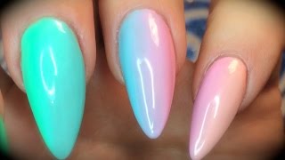 Vertical Gel Polish Gradient  Ombre [upl. by Abbotson357]