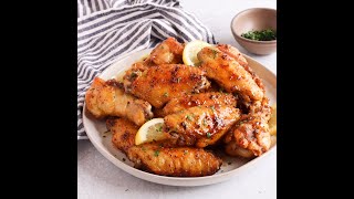 Honey Lemon Pepper Wings 😍 [upl. by Hodgson]