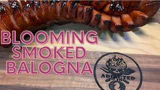 quotThe greatest trick to Smoke Blooming Bologna A Delicacy Unveiled bbq food cooking new smoked [upl. by Ching]