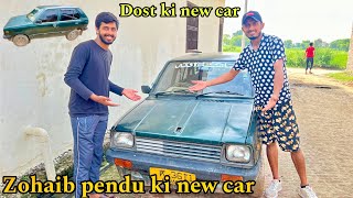 Zohaib pendu ki new car 🚘 ki driving ki 😍manipendu [upl. by Aiderfla]