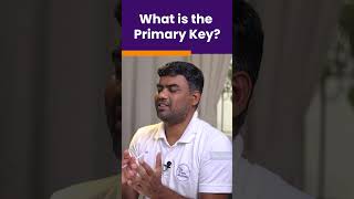 Software Testing Question  What is Primary Key  shorts kiransir [upl. by Narbig]