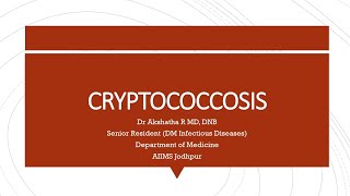 Cryptococcosis  MCQs AIIMS Recall DM ID  Cryptococcus [upl. by Ellison511]